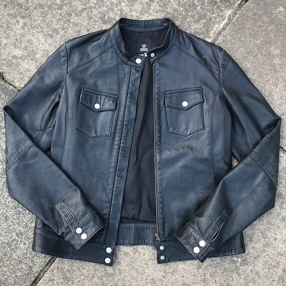 Vintage Versace Leather Jacket