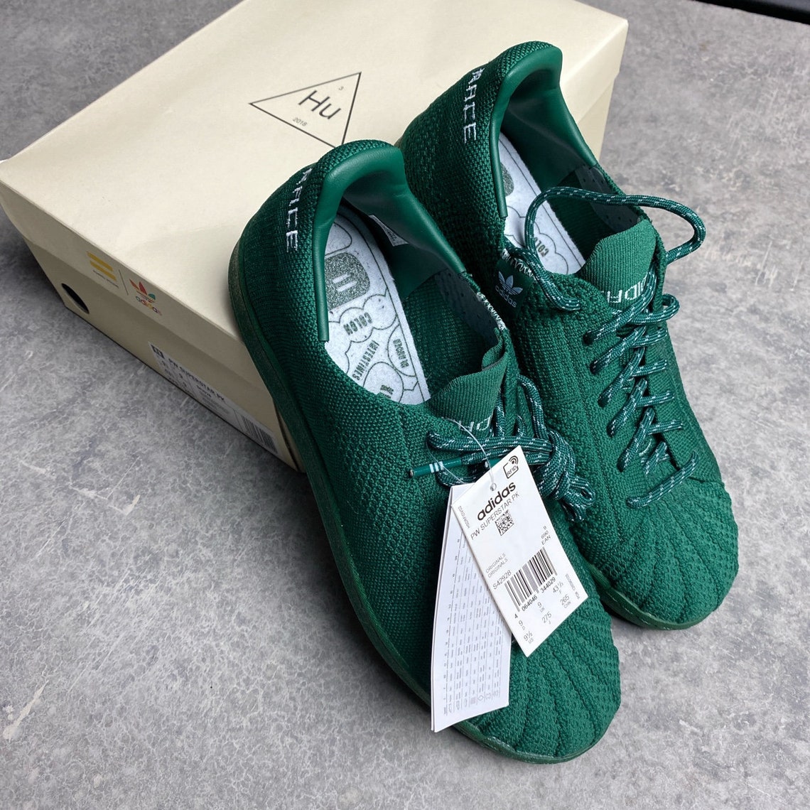 Adidas Pharrell Williams HU 2018 Primeknit Superstar Trainer | Etsy