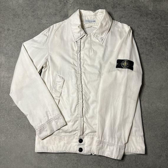 vintage stone island jacket raso gommat-