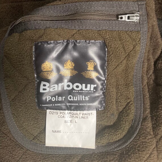 barbour polar quilt