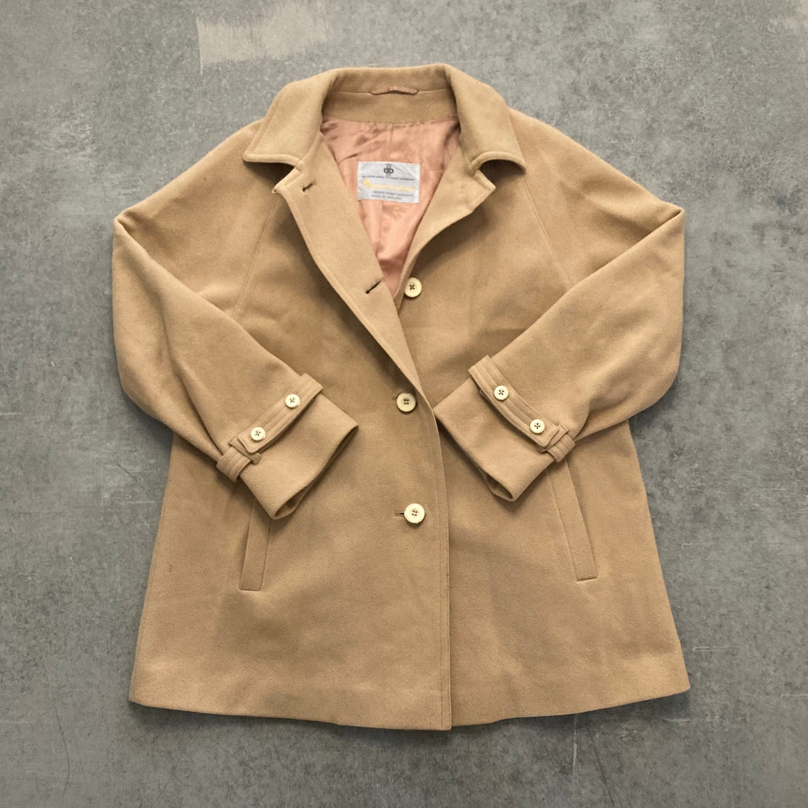 Vintage Aquascutum Camel Coat | 80s - Etsy UK