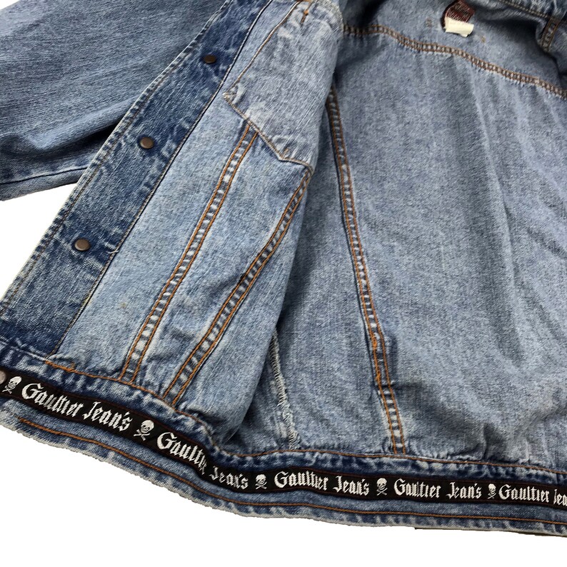 Vintage Jean Paul Gaultier Denim Jacket Medium