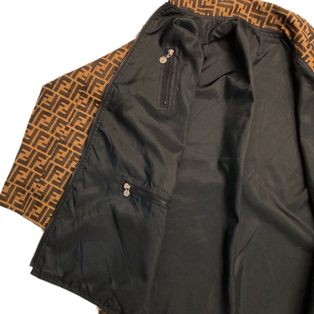 Vintage Fendi Zucca Reversible Coach Jacket | 90s - Etsy