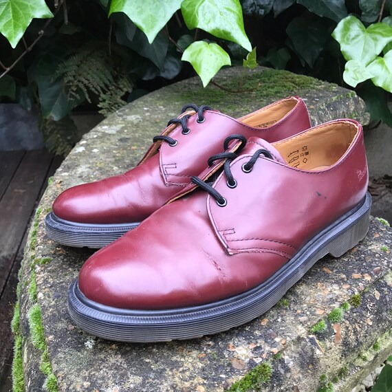Dr. Martens Shoes Oxblood Leather Lace Ups