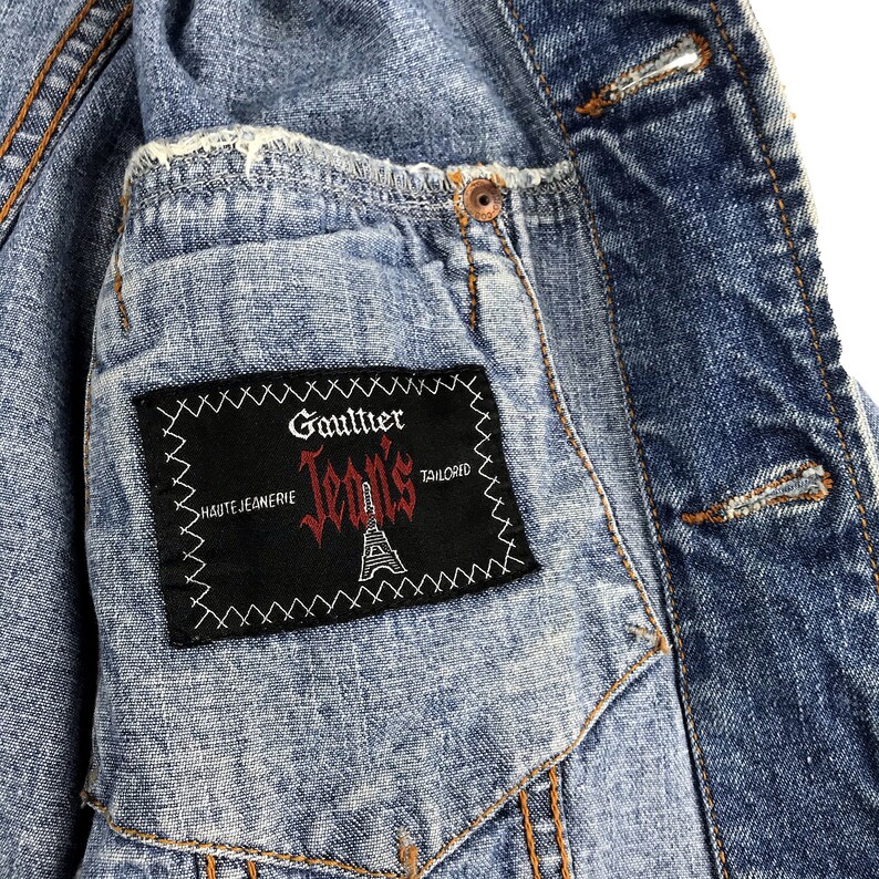 Vintage Jean Paul Gaultier Denim Jacket Medium