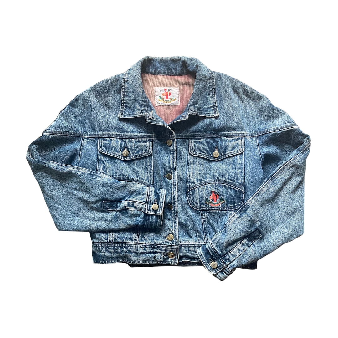 Vintage JP Quarry Cropped Denim Jacket 90s - Etsy Vintage JP Quarry Cropped Denim Jacket 90s - Etsy