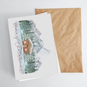 Carte de Noël imprimable, ami, impression numérique, téléchargement immédiat, carte postale joyeux Noël, enseignant, rustique unique, joyeux, téléchargeable