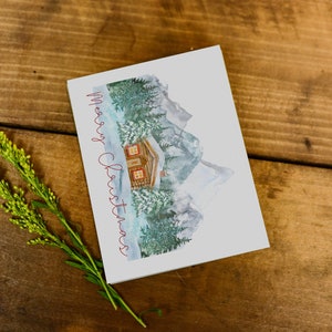 Carte de Noël imprimable pour un ami, impression numérique, téléchargement immédiat, carte de Noël pour enseignant, carte postale téléchargeable unique, rustique et joyeuse