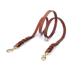 Leather Dog Leash, Dog Leather Leash, Gift for Pet