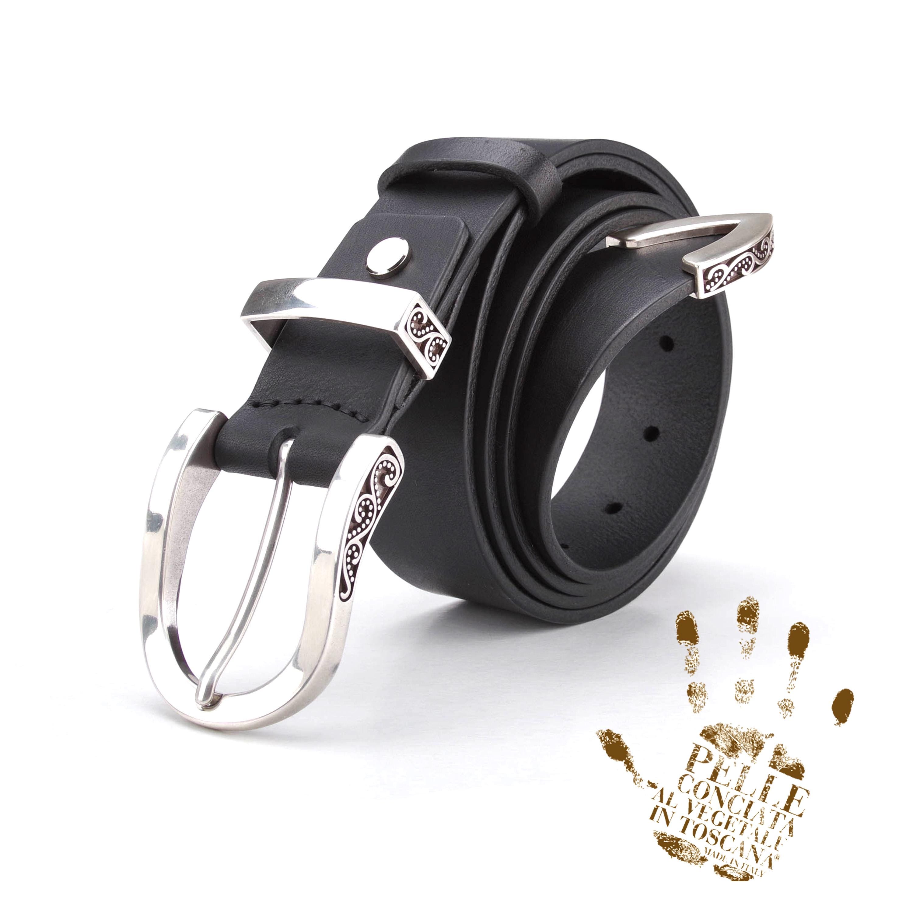 Black Leather Belt 1.4 display picture 1