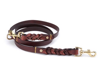 Leather Dog Leash, Dog Leather Leash, Gift for Pet