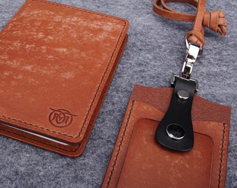 Personalized Leather Passport Holder and Luggage Tag Set, Suitcase Bag Tag, Anniversary Wedding Honeymoon Gift