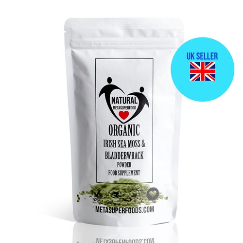 Sea Moss | Irish Moss And Bladderwrack Powder | Organic | Non GMO | Dr Sebi | UK Seller