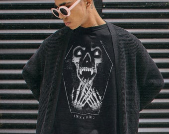 Alternative Goth Punk Y2k Alt Grunge Estética Unisex Hombres Mujer Camiseta