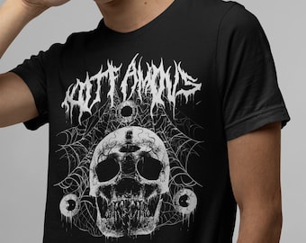 Camiseta gótica Y2k, camiseta gótica y2k, camisa grunge streetwear