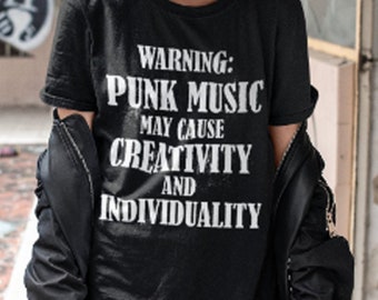 Nu Goth Grunge Punk Music Graphic T-Shirt