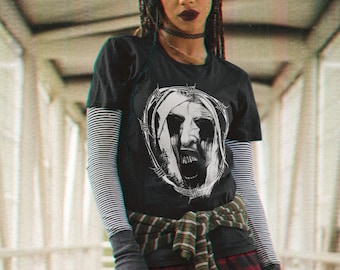 Ropa Grunge Gótica Alternativa - Camiseta Gráfica Unisex de Streetwear Oculta