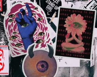 Weirdcore Stickers Pack - Mystery Box - 10 Vinyl Stickers
