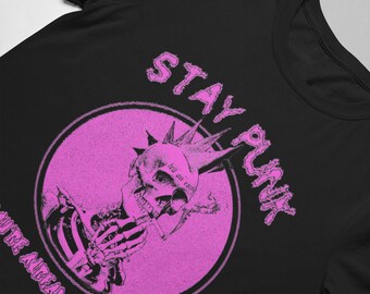 Y2k グランジ T シャツ、Y2k ストリートウェア T シャツ、ステイ