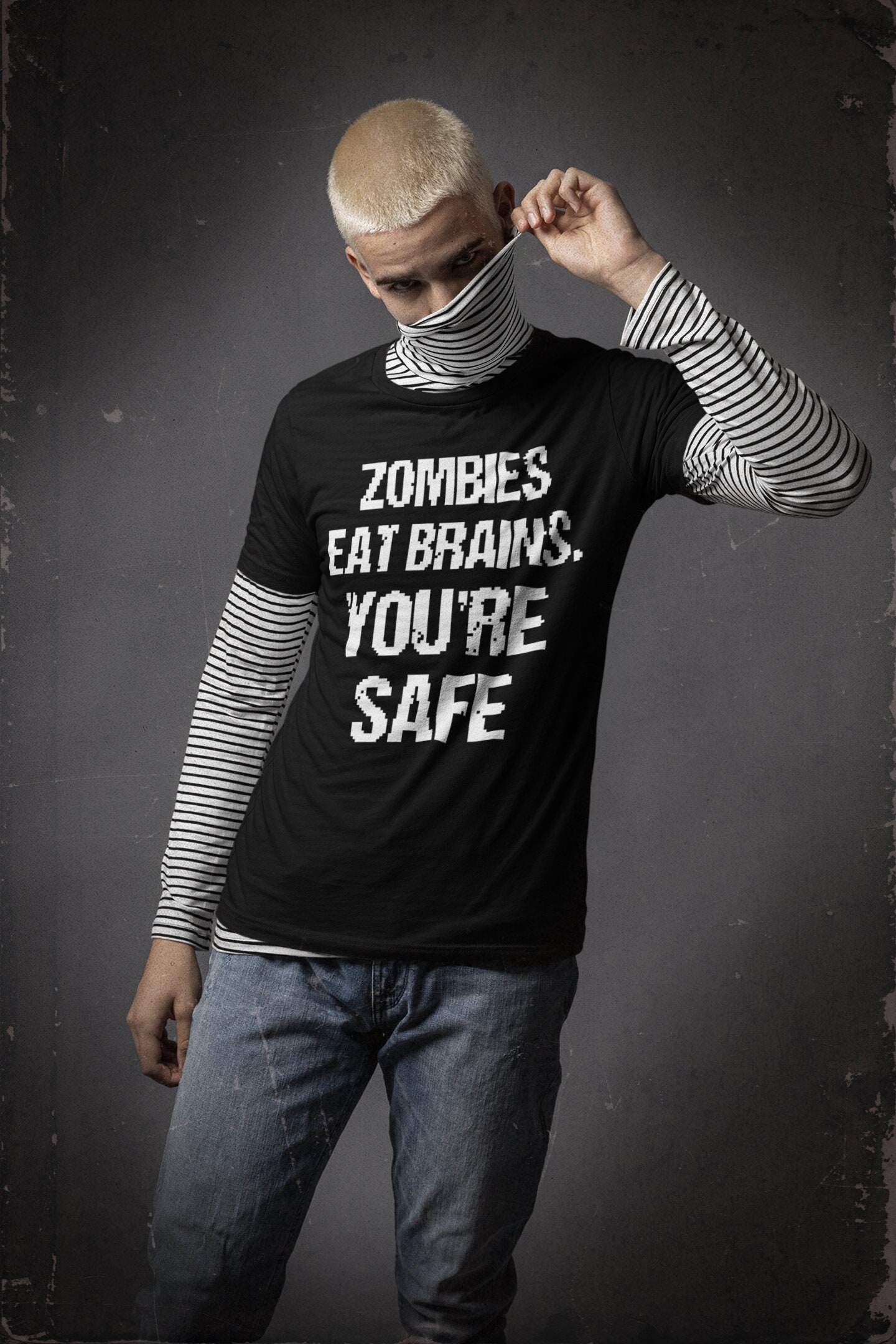Alternative Goth Clothes Aesthetic - 2000s Y2k Grunge Funny Pun T