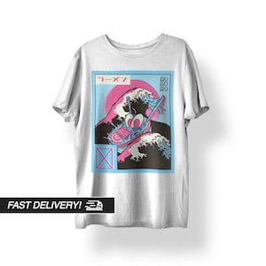 Japanse Streetwear, Japanse Shirt, Japanse Kleding, Japanse Art Shirt, Indie Kleding, Retro Japans Shirt Japan Vaporwave Ramen Shirt