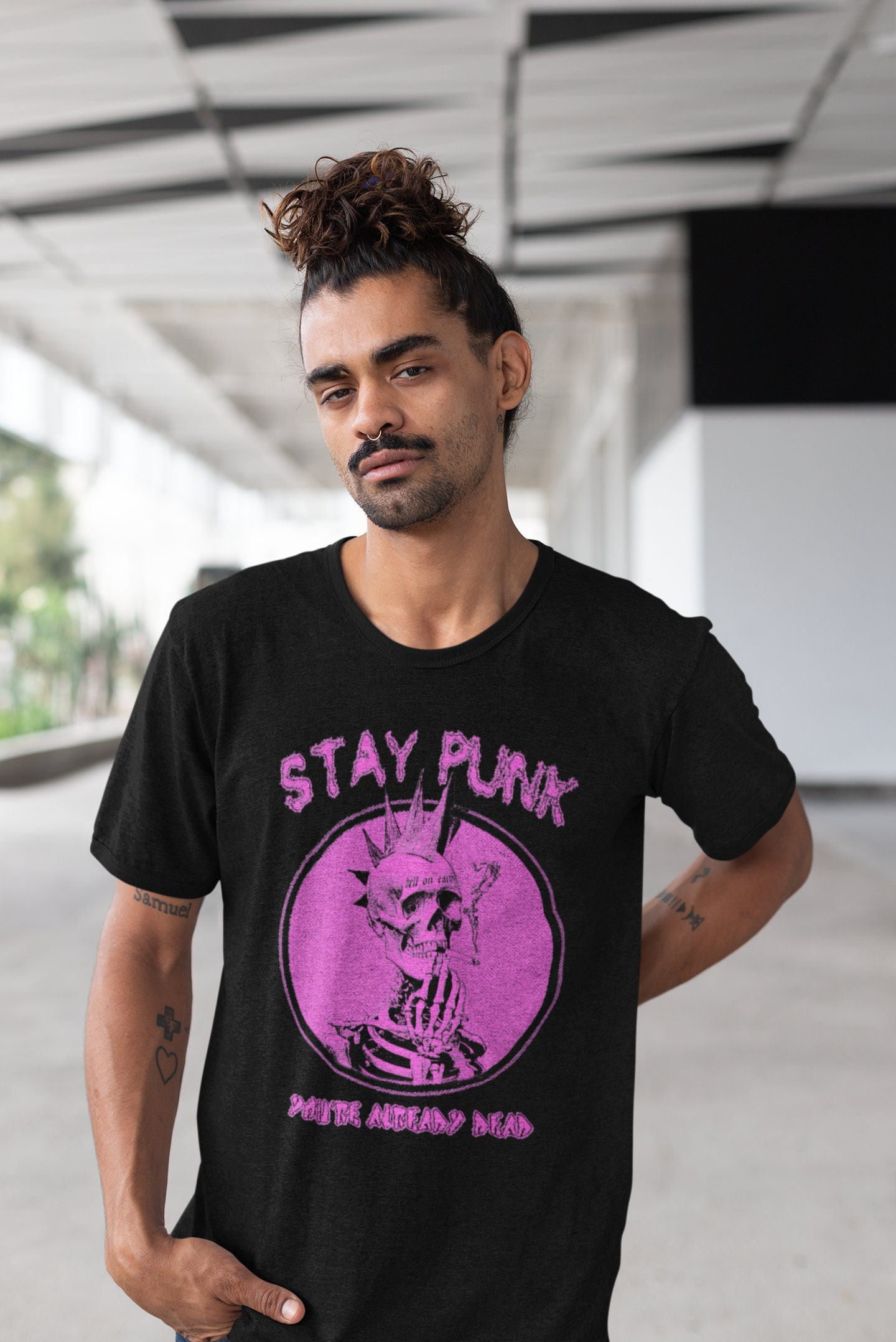 Y2k Grunge T-shirt, Y2k Streetwear Tee, Stay Punk T-shirt -  Canada