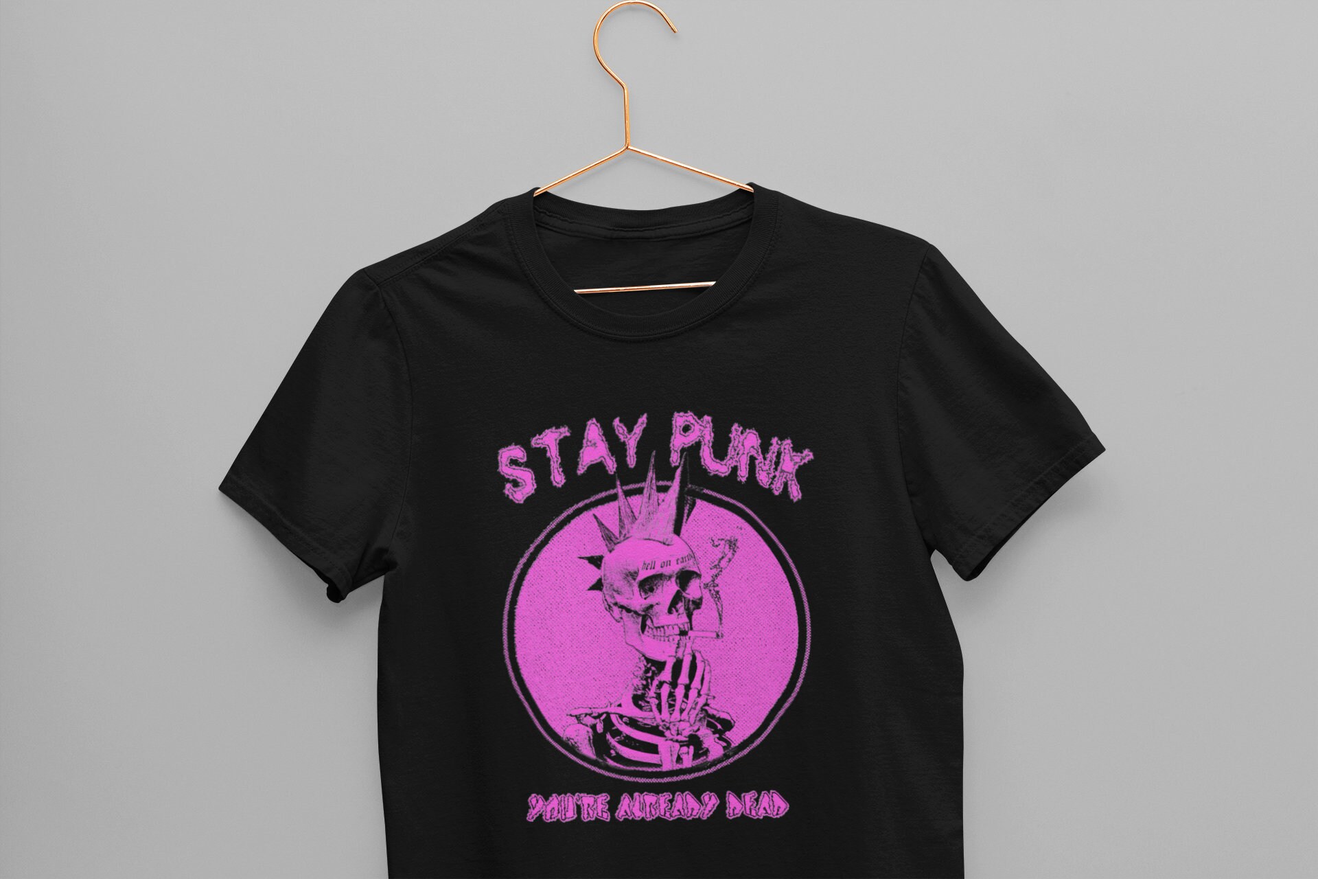Y2k Grunge T-shirt, Y2k Streetwear Tee, Stay Punk T-shirt - Etsy