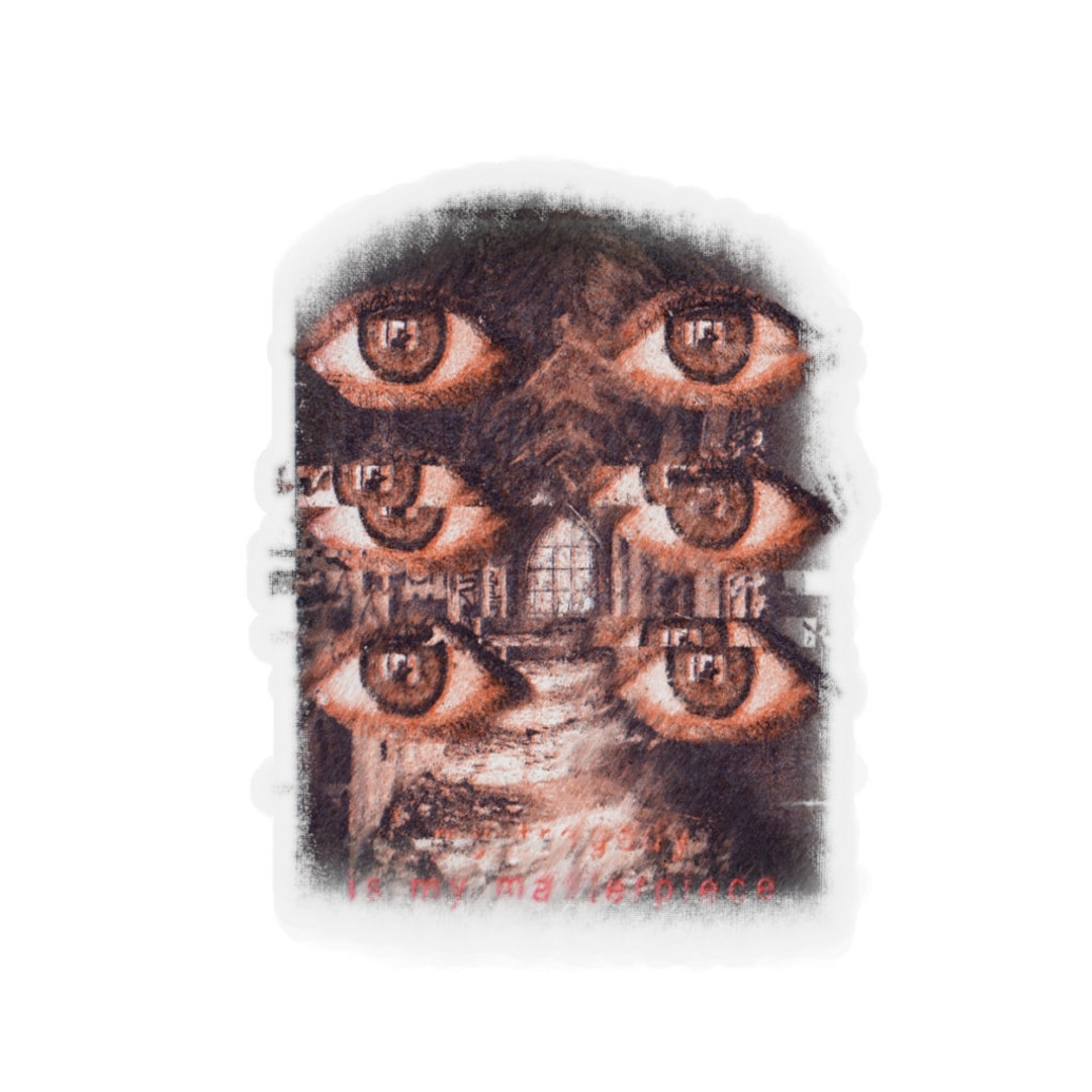 Etheyereal, Weirdcore/Dreamcore, Grey Sticker for Sale by Singularian