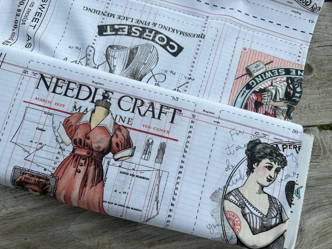 SEW JOURNAL by J Wecker Frisch 26 Panel Fabric Riley Blake Designs