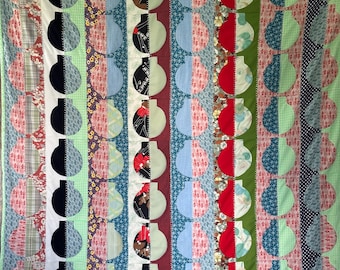 アンティークキルトパッチワーク手縫い　　　　　　　ヴィンテージ1950 アンティークキルトパッチワーク手縫い ヴィンテージ1950 【公式通販】