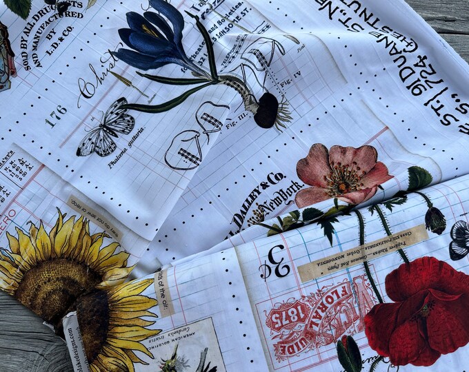 ART JOURNAL by J Wecker Frisch Journaling Fabric Riley Blake Designs