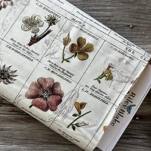 SEWING SEEDS lll by J Wecker Frisch Antique Floral Illustrations in Color from Riley Blake Designs see part of Collection in photos