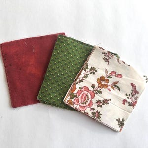 FABRIC Quilt Squares 5 x 5 inches Cotton 39 Patches