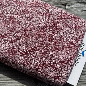 FABRIC A Walk on the Prairie by Modern Prairie for Quilting and Apparel Riley Blake Designs Floral Pattern in Pink Maroon