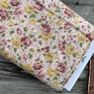 Midnight Garden by Gerri Robinson Pretty Pink Rose and Yellow Floral Design Riley Blake Designs