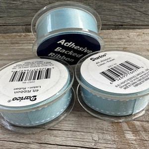 Darice Ribbon Adhesive Backed voor Craft Junk Journaling en Craft Projects Veel van 3 Spoelen 4 ft elk