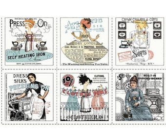 PRESS ON Fabric Panel by J Wecker Frisch Quilting Sewing Supplies Riley Blake Fabrics