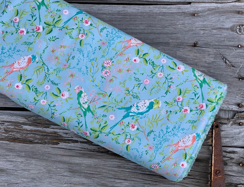 Free Spirit Fabrics Adelaide Grove by Dena Designs Parakeet Etsy