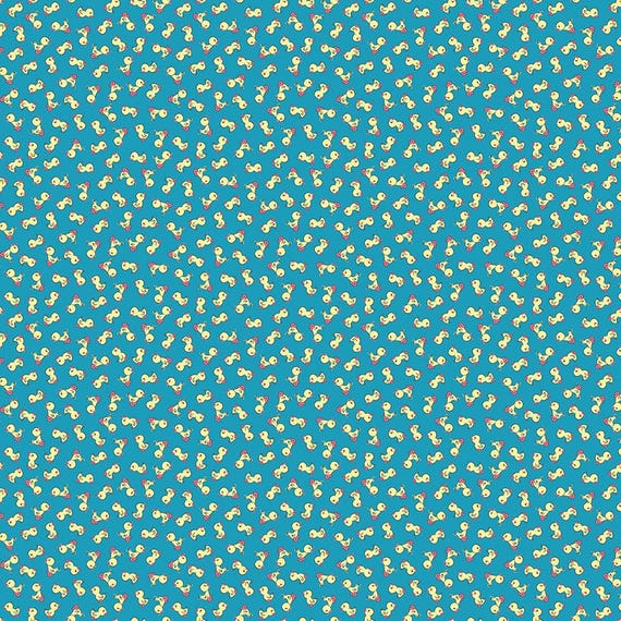 FABRIC Quilting Sewing Supplies CottonFabric PLAYTIME 30's Ducks Children's