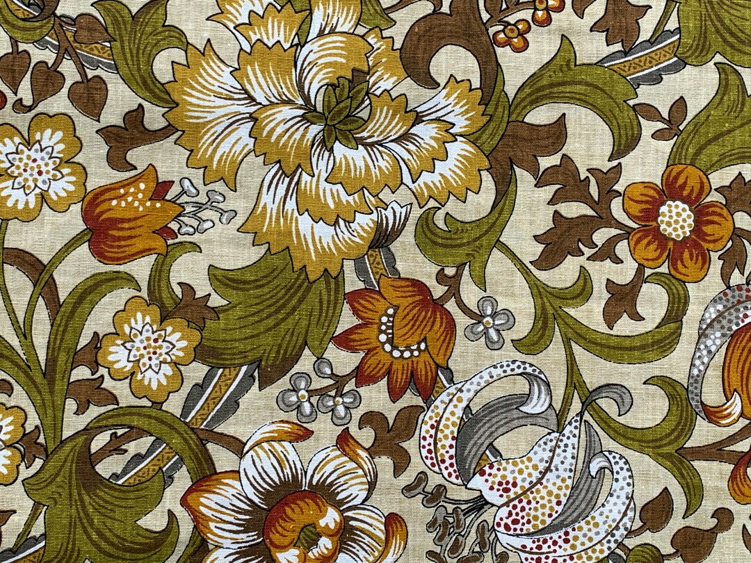 60's Fabric BARN SALE House N Home Fabrics and Draperies Inc Home Decor