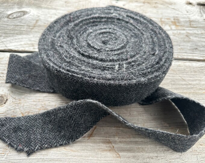 Vintage Wool for Rug Braiding Crafts Quilting by the Yard 100 Wool in