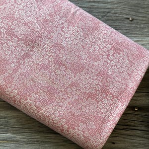 FABRIC A Walk on the Prairie by Modern Prairie for Quilting and Apparel Riley Blake Designs Floral Pattern in Pink White