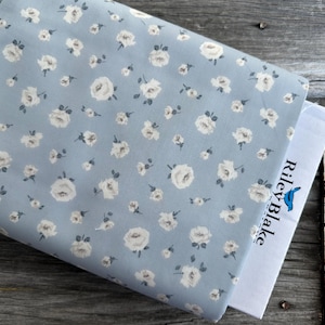 FABRIC Liberty Fabrics Flower Show from Riley Blake Designs Blue Floral Flower