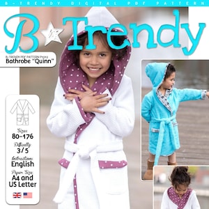 Bathrobe QUINN PDF Pattern + Tutorial