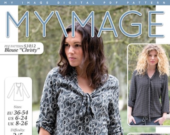 Blusa CHRISTY Patrón PDF + Tutorial