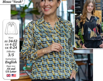 Blouse Farah PDF Pattern