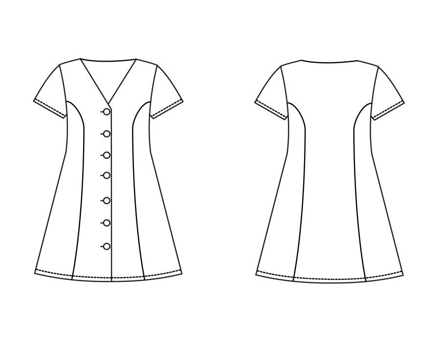 Dress MARLEY PDF Pattern Tutorial | Etsy