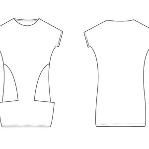 Tunic MARIAN PDF Pattern + Tutorial - Etsy