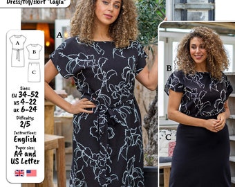 Kleid Layla PDF Schnittmuster