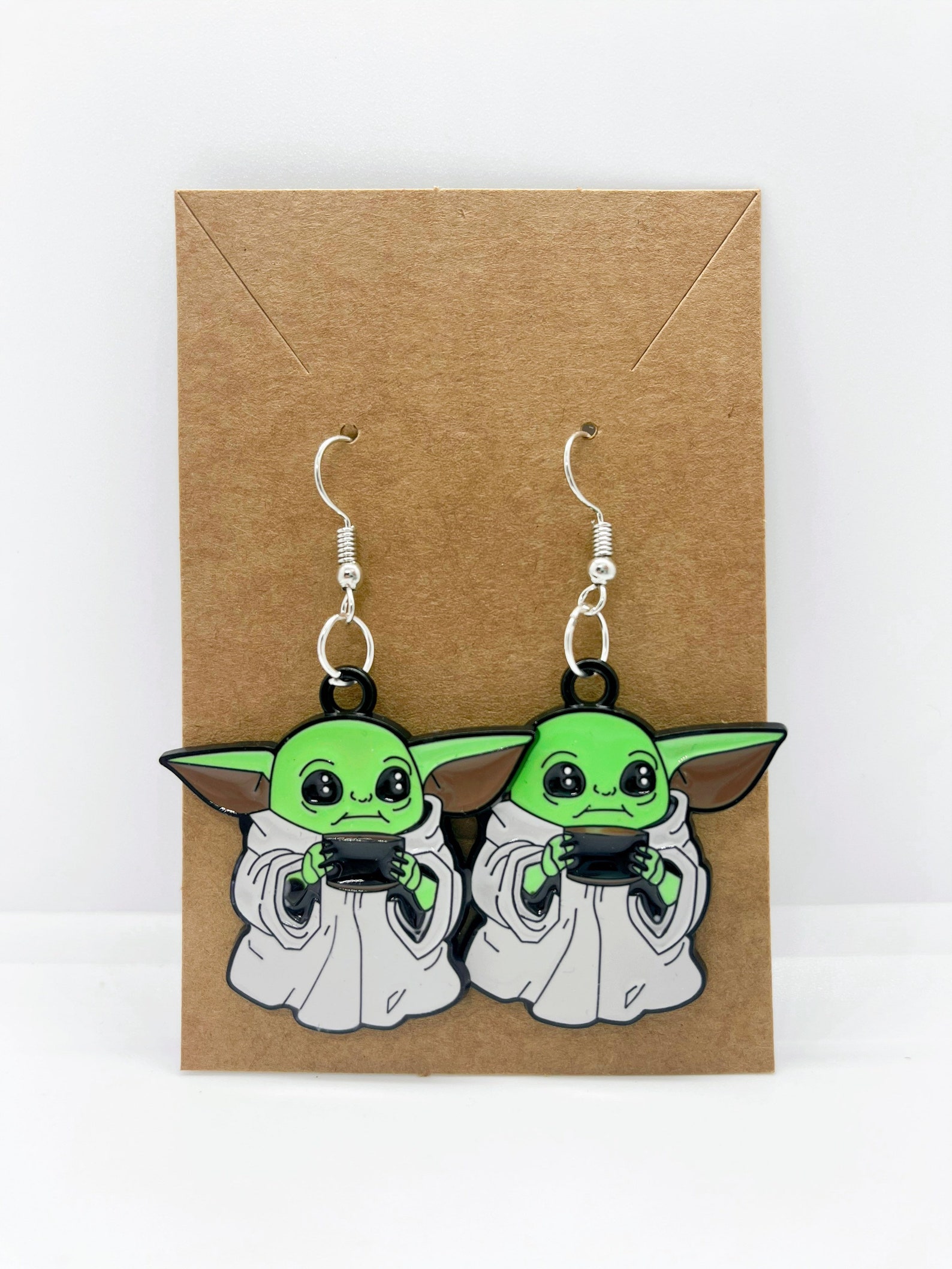 Baby Yoda Mandelorian Star Wars Earrings Baby Yoda Jewelry Etsy